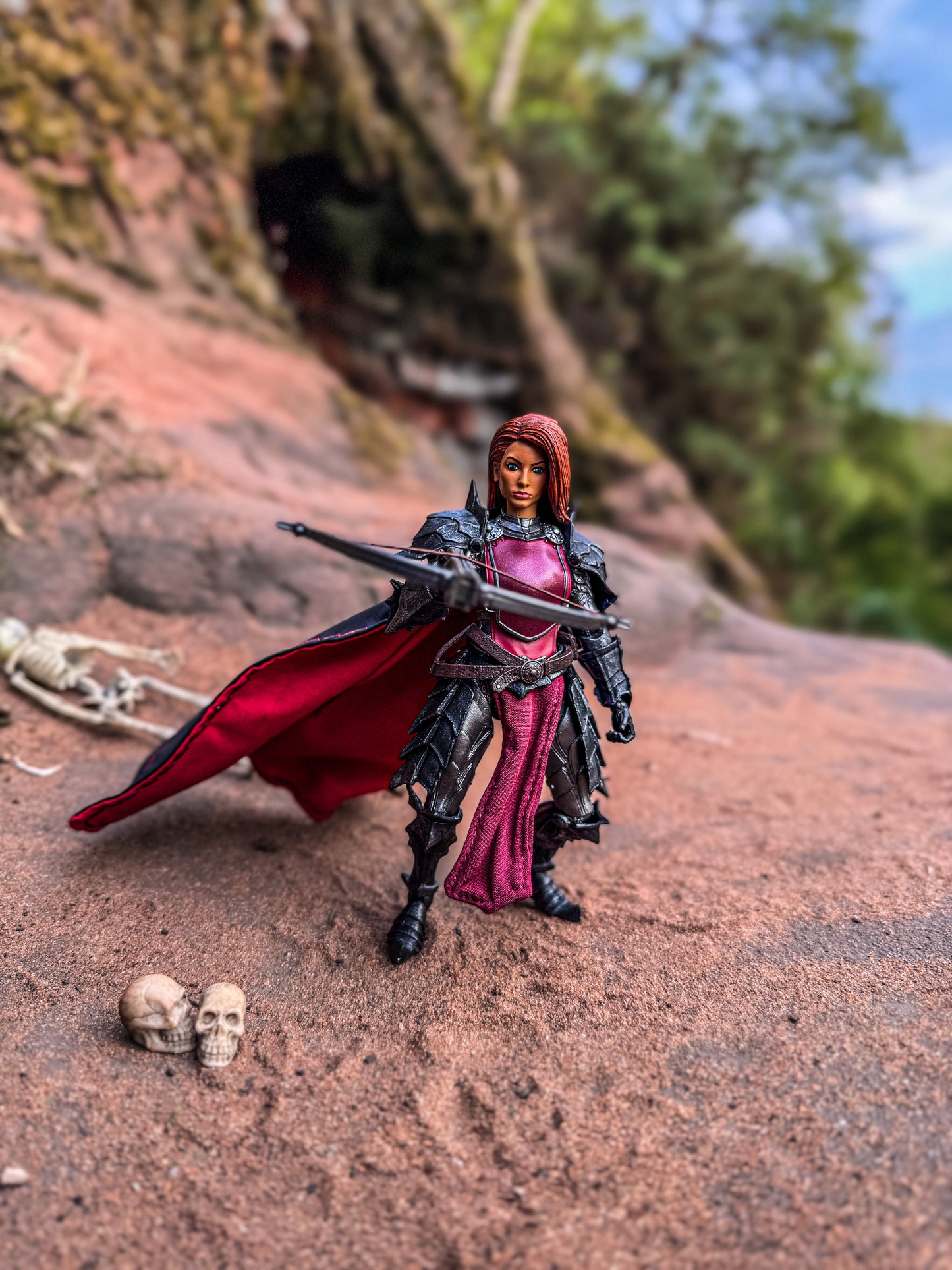 Long Embroidered Edge Cape