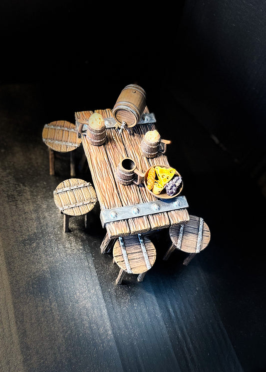 “The Tavern Table” – Medieval Feast Diorama set