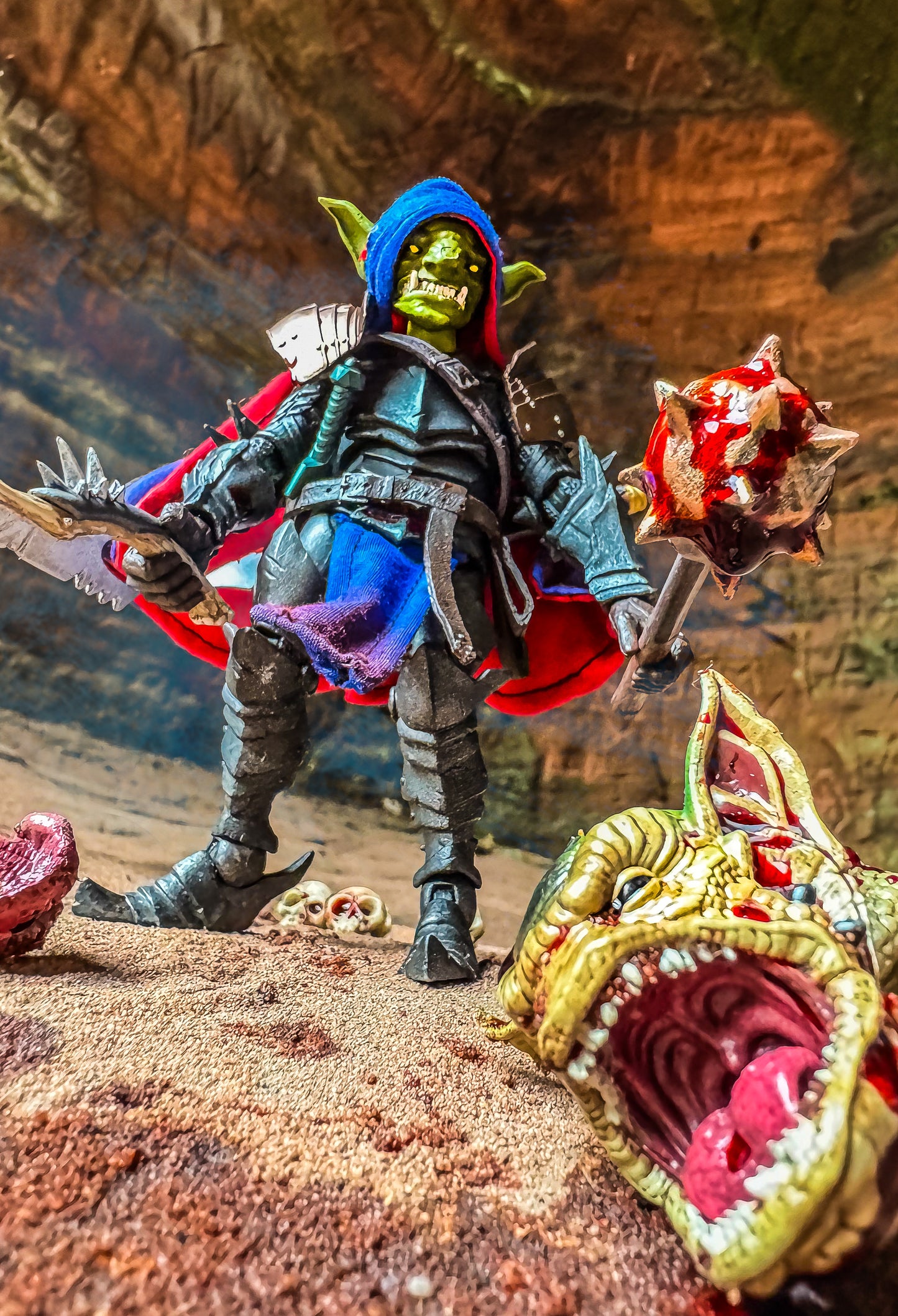 Short Soft Goods Cape – Fits Mythic Legions Goblins