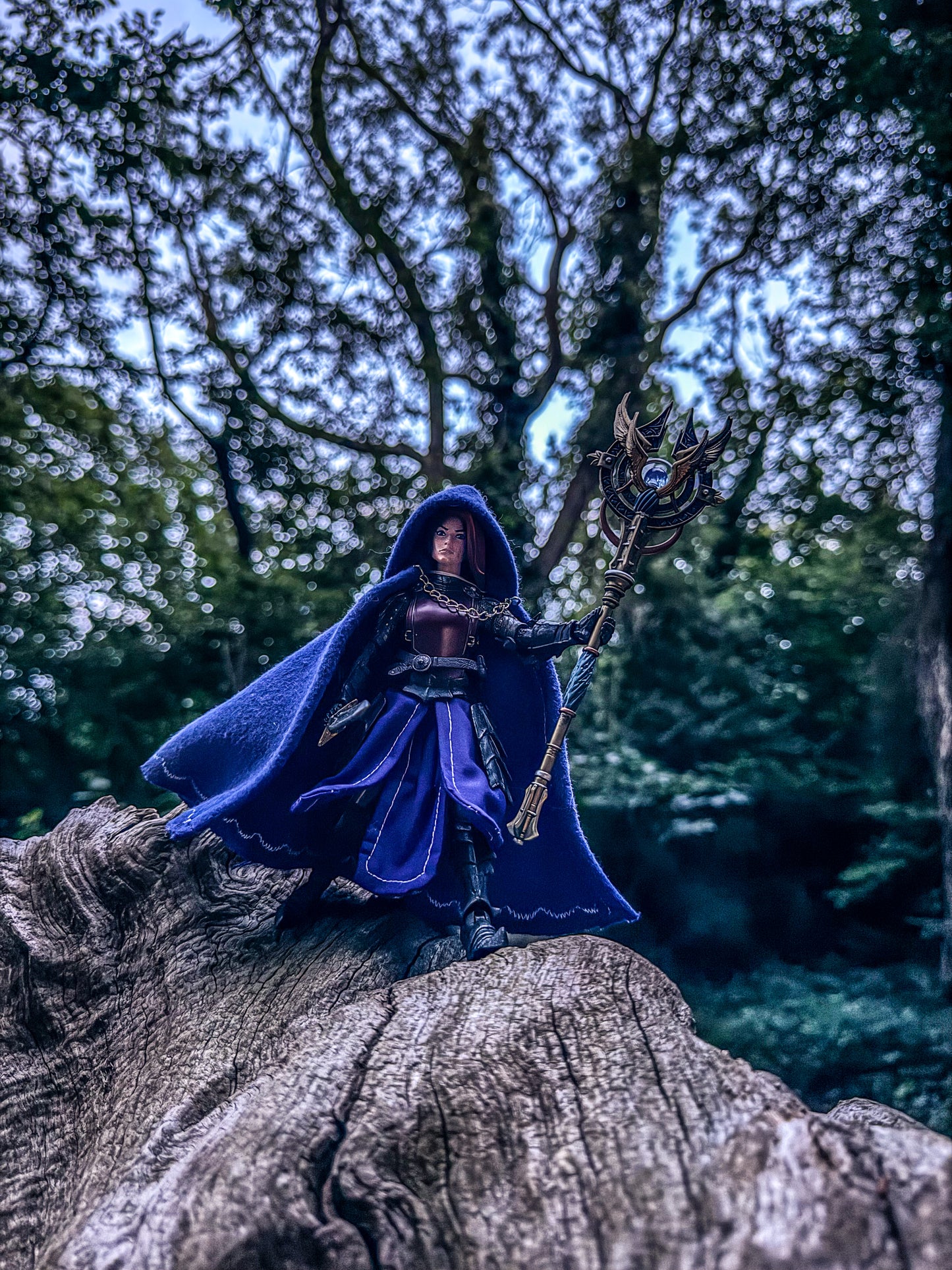 Long Hooded Cape – Polywool with Embroidery