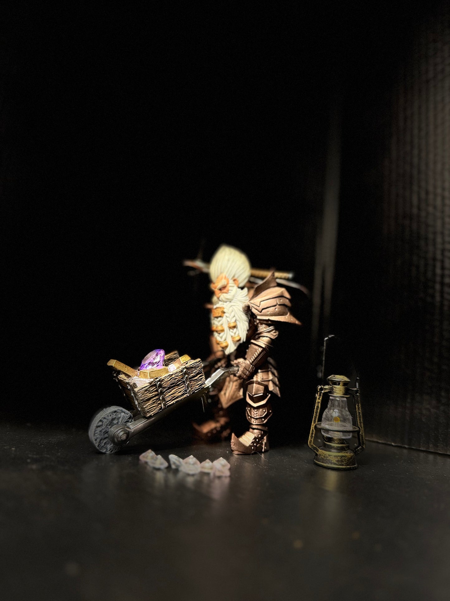 “The Miner’s Bounty” - Medieval Mining Diorama Set