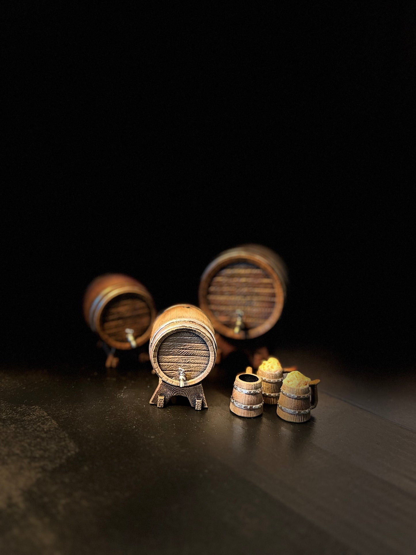“The Brewer’s Hoard” – Barrel & Ale Diorama Set