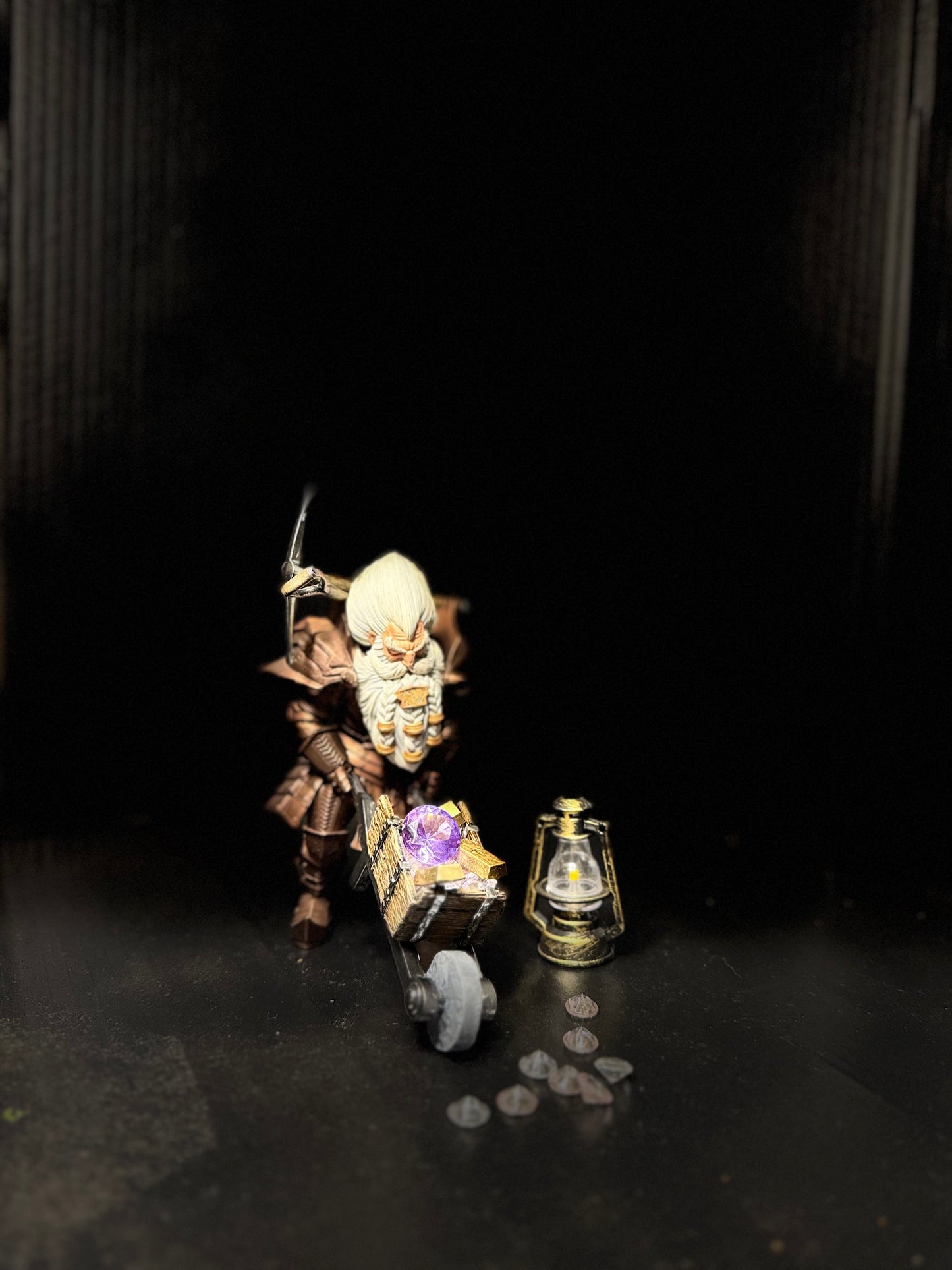 “The Miner’s Bounty” - Medieval Mining Diorama Set