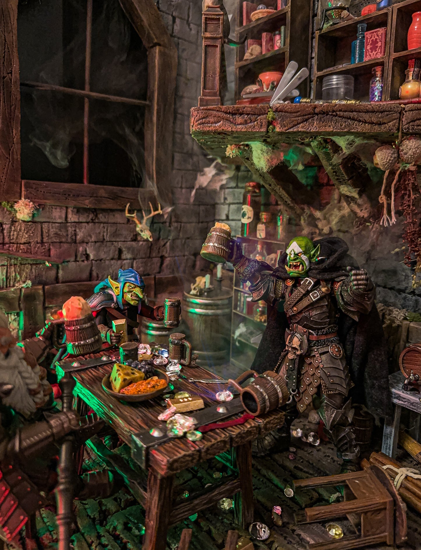 “The Tavern Table” – Medieval Feast Diorama set
