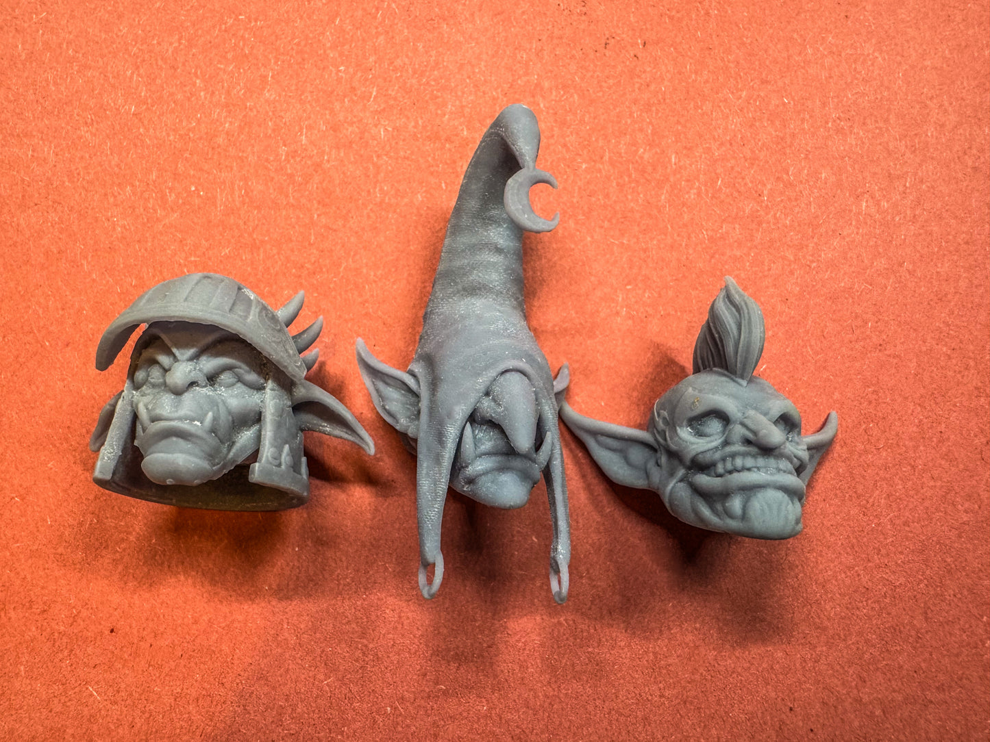 Unpainted Resin Heads