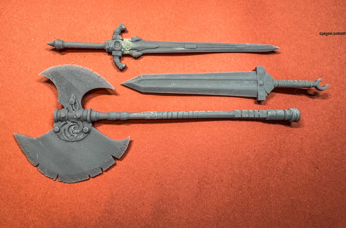 Weapon Set of 3 – Accessories for Mythic Legions
