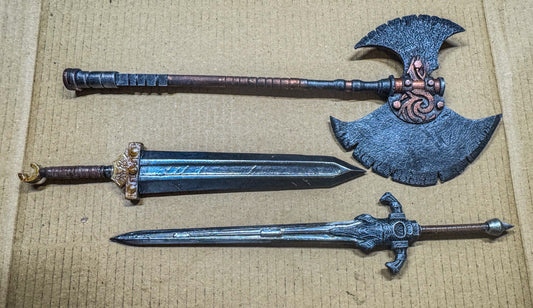 Weapon Set of 3 – Accessories for Mythic Legions